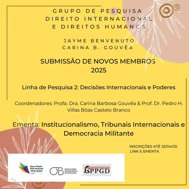 Subimissão de Novos Membros 2025